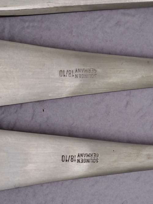 12pc Vintage Solingen Stainless Steel 18/10 Fish Knifes and Forks -Made in Germany.