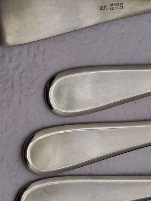 12pc Vintage Solingen Stainless Steel 18/10 Fish Knifes and Forks -Made in Germany.