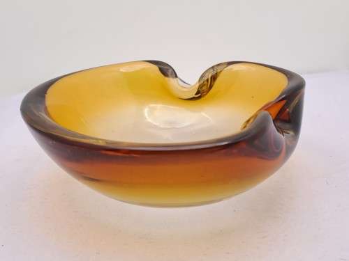 Murano Glass Bowl -Ashtray 5cm x13cm x 13cm.