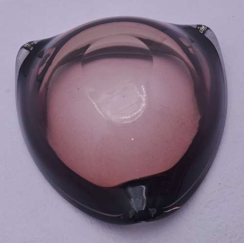 Murano Glass Bowl -Ashtray 18cmx18cmx 7cm (very small chip see Photos)