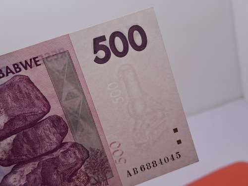 2007 Zimbabwe 500 Dollars Banknote