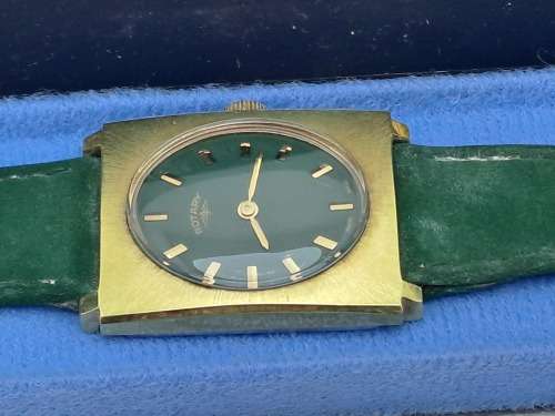 Vintage Rotary Swiss Windup Ladies Watch Working with Box.