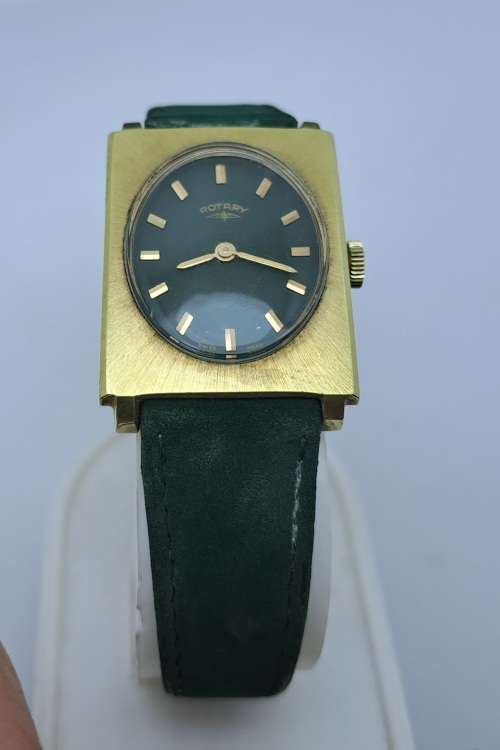 Vintage Rotary Swiss Windup Ladies Watch Working with Box.
