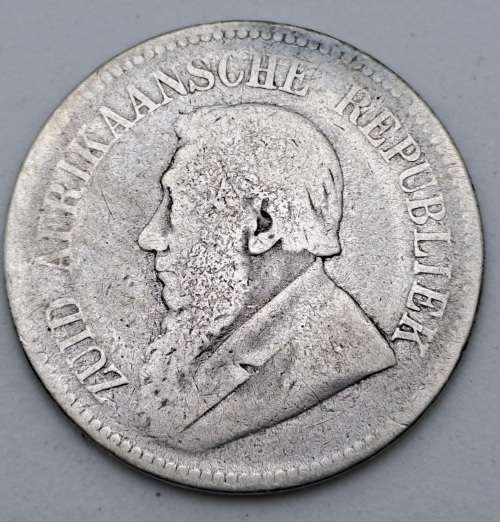 1896  SILVER  2½ Shillings Zuid Afrikaansche Republiek