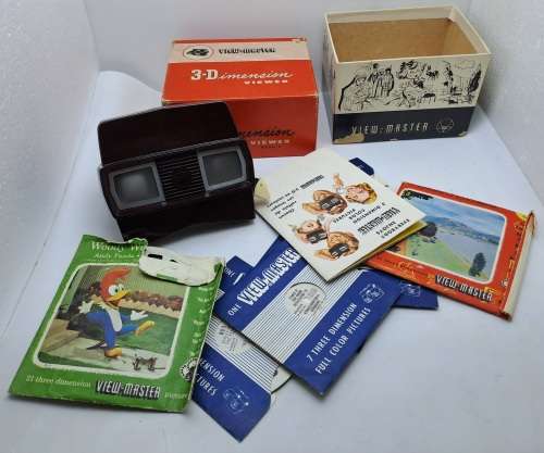 Vintage View-Master Model E 1955-1961 with 9 Reel`s in original Box.