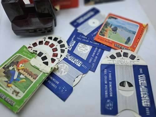 Vintage View-Master Model E 1955-1961 with 9 Reel`s in original Box.