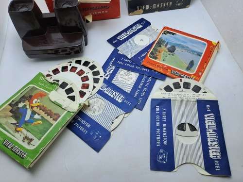 Vintage View-Master Model E 1955-1961 with 9 Reel`s in original Box.