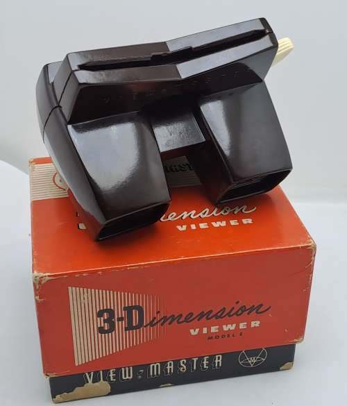Vintage View-Master Model E 1955-1961 with 9 Reel`s in original Box.