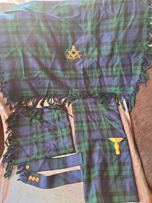 Vintage Masonic  -Embroided Regalia -By Symelman&Co -London -Masonic