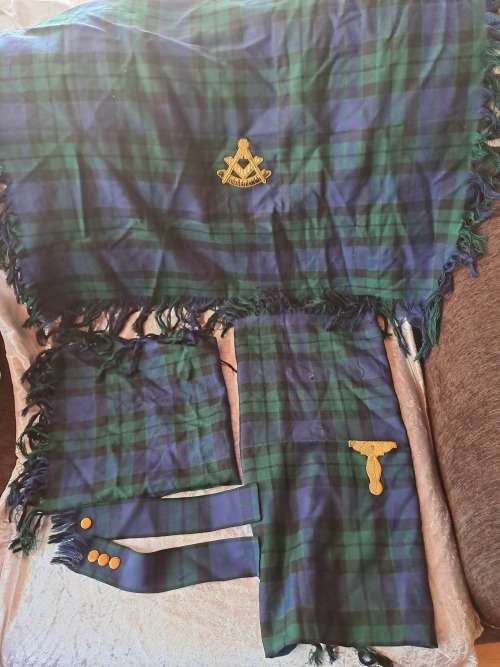 Vintage Masonic  -Embroided Regalia -By Symelman&Co -London -Masonic