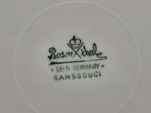 Vintage Rosenthal Sanssouci Fine bone China Plate 202mm -Germany -wire wall hanger Included.