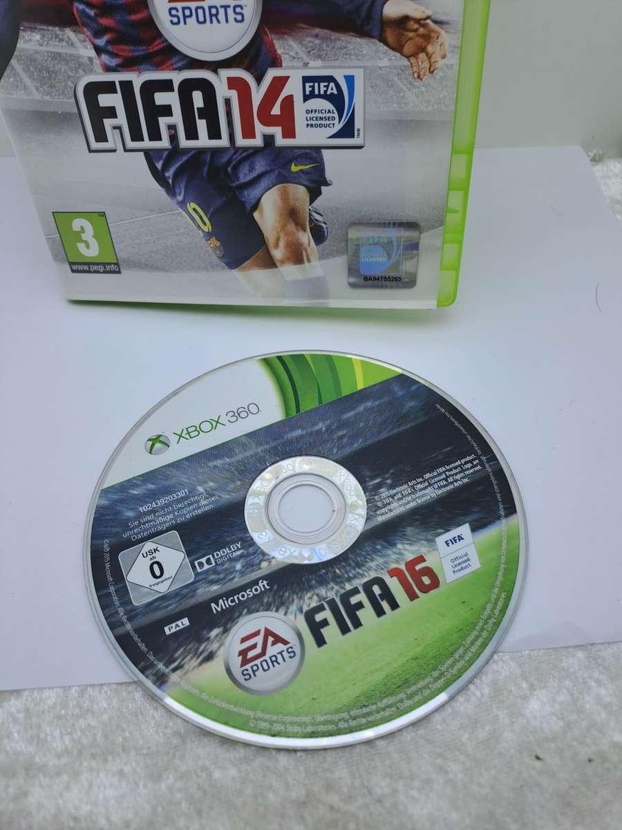 Pre-Owned `FIFA 14 and 16 in Same Case`  for  XBOX 360