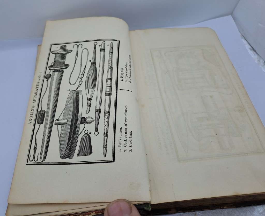 ANTIQUE BOOK 1833: The Angler`s Guide By T.F.Salter. Published By John Wicksteed. 1833