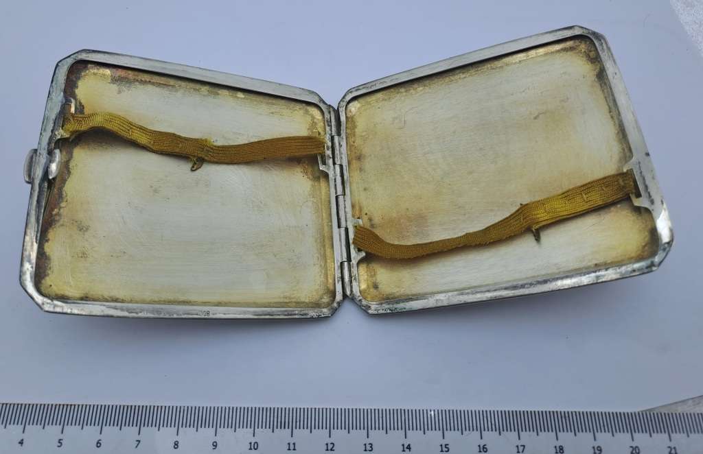 Vintage Silver plated  Cigarette Case-