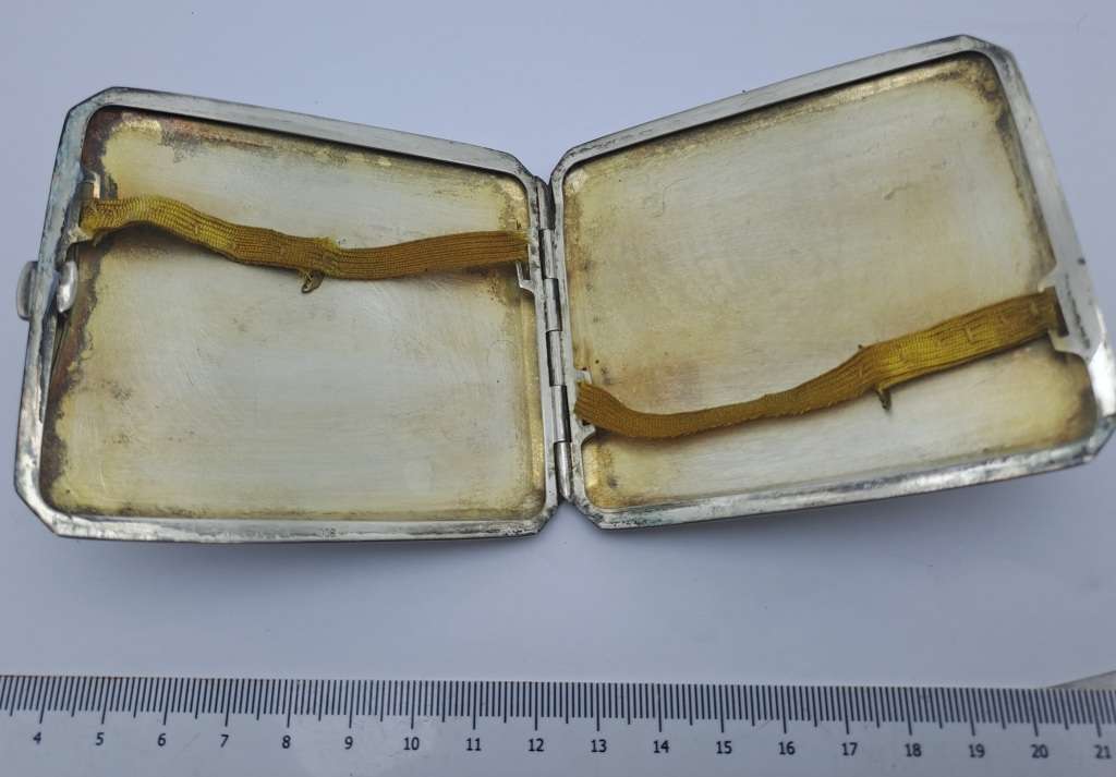 Vintage Silver plated  Cigarette Case-