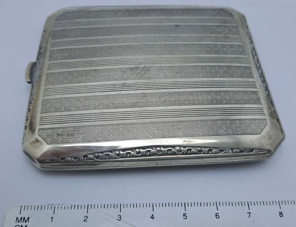 Vintage Silver plated  Cigarette Case-