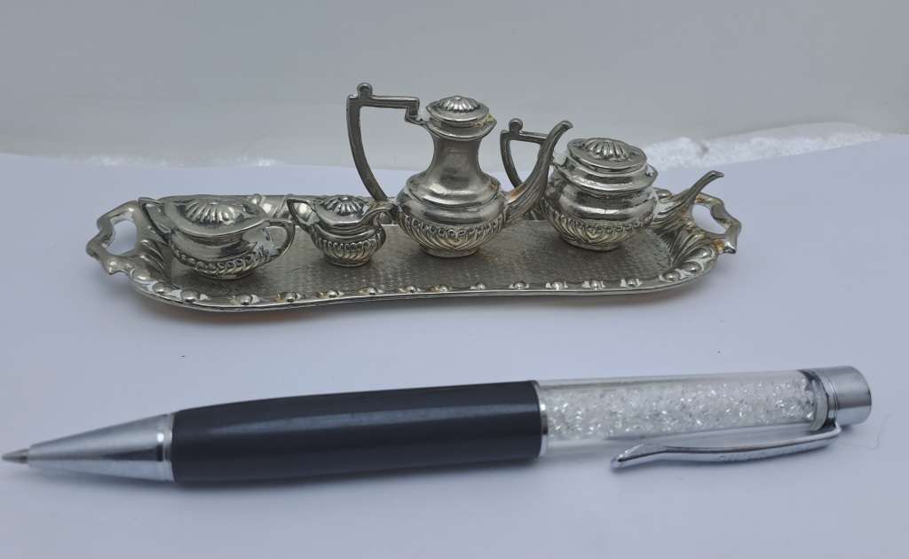 Vintage Miniature Teaset Silver Plated