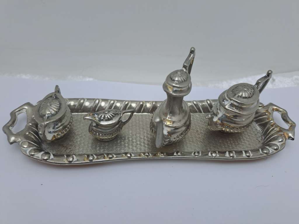 Vintage Miniature Teaset Silver Plated