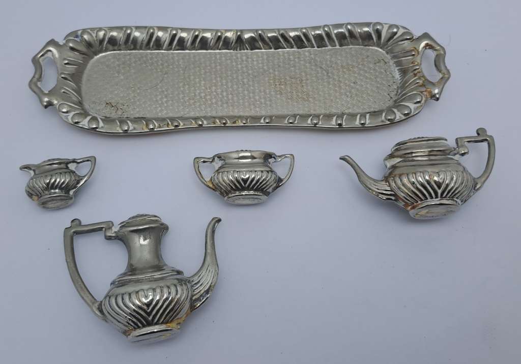 Vintage Miniature Teaset Silver Plated