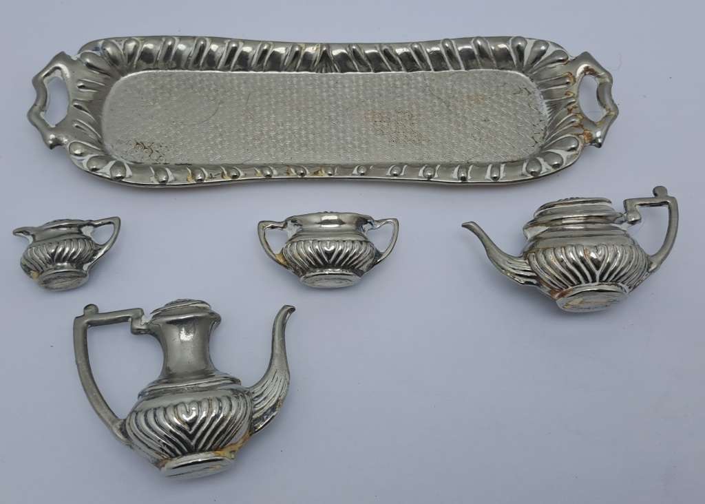 Vintage Miniature Teaset Silver Plated