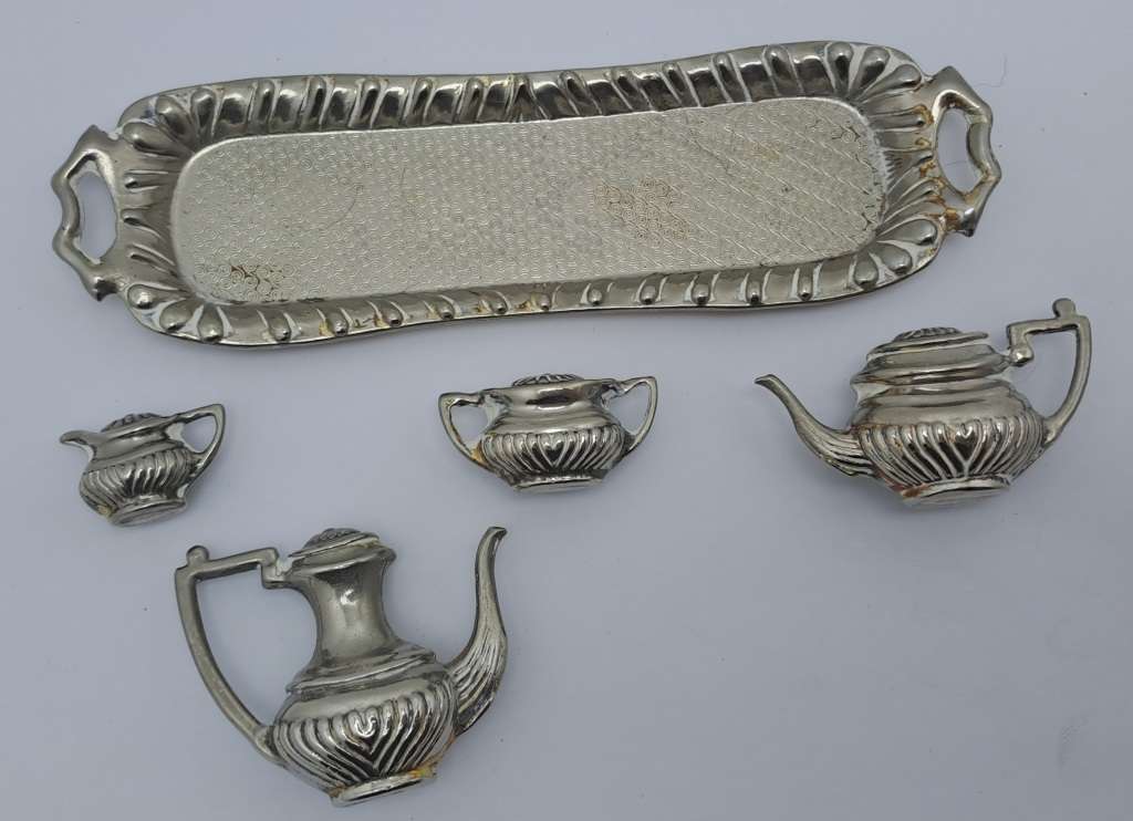 Vintage Miniature Teaset Silver Plated