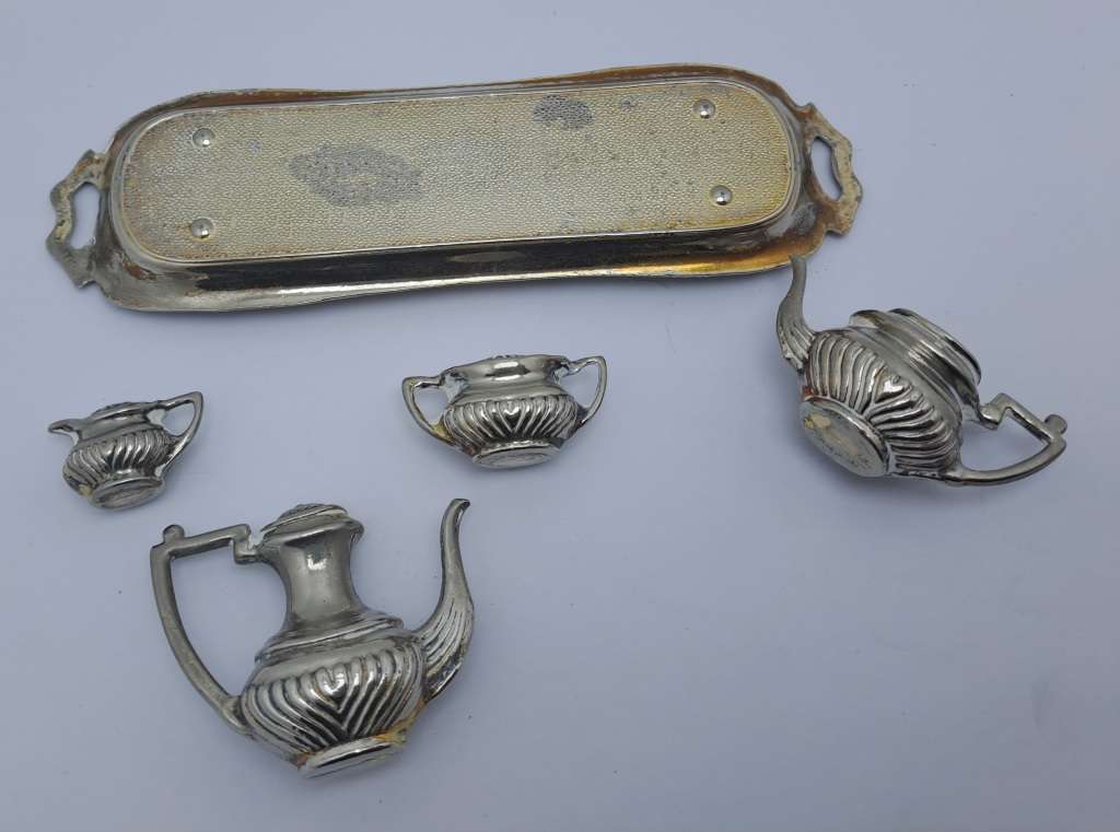 Vintage Miniature Teaset Silver Plated