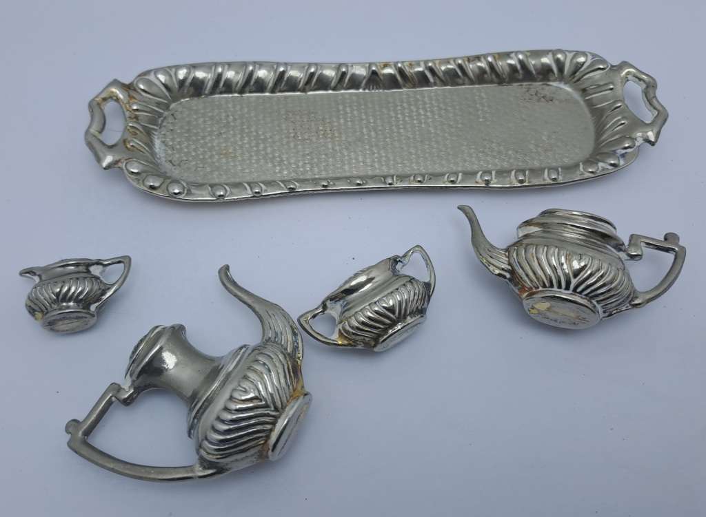 Vintage Miniature Teaset Silver Plated