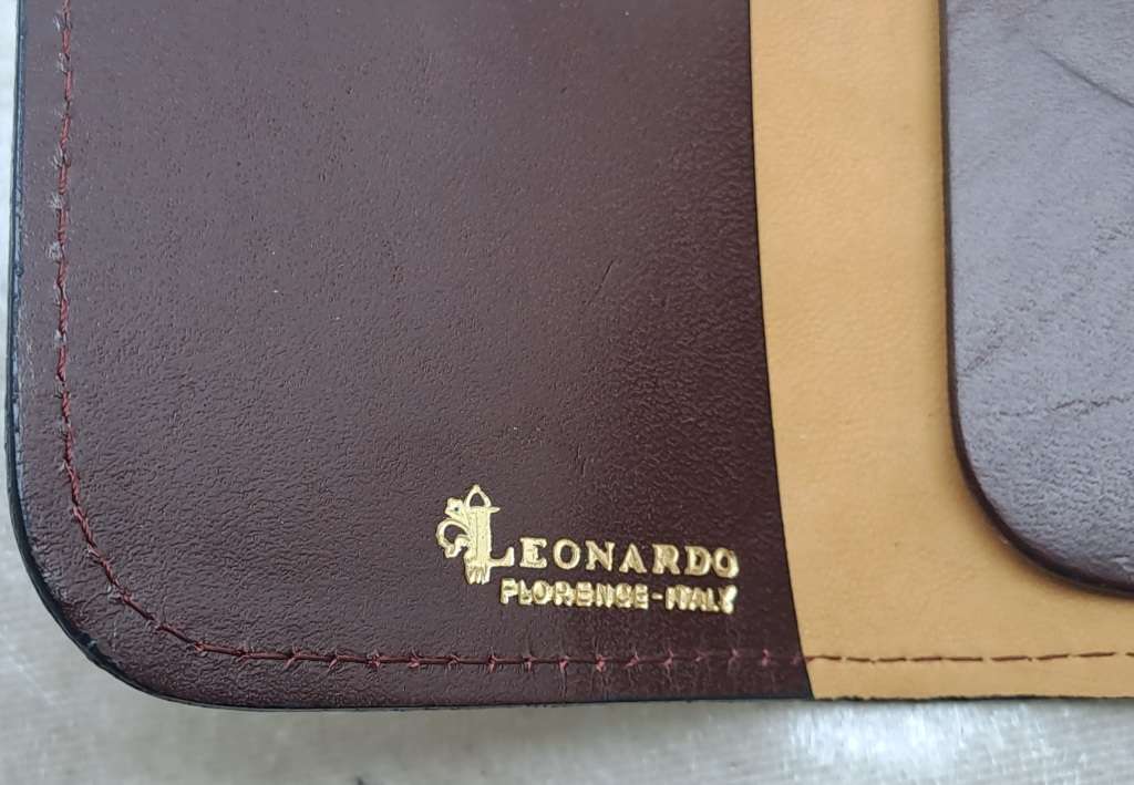 Vintage A.R.C Leonardo Florence Leather Key Holder Pouch - Italy - Unused