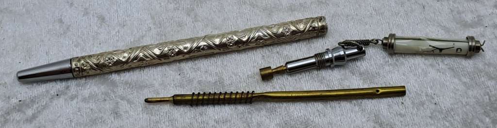 Vintage Merkur Sterling Silver Judaica Pen Made in Israel - Ink is dry.
