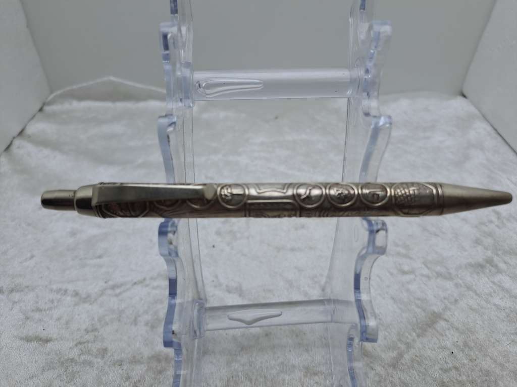 Vintage Sterling Sterling Silver Judaica Pen Made in Israel - Ink is dry.