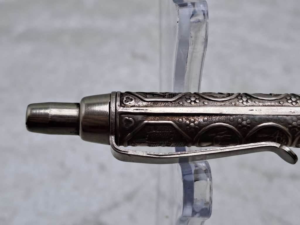Vintage Sterling Sterling Silver Judaica Pen Made in Israel - Ink is dry.