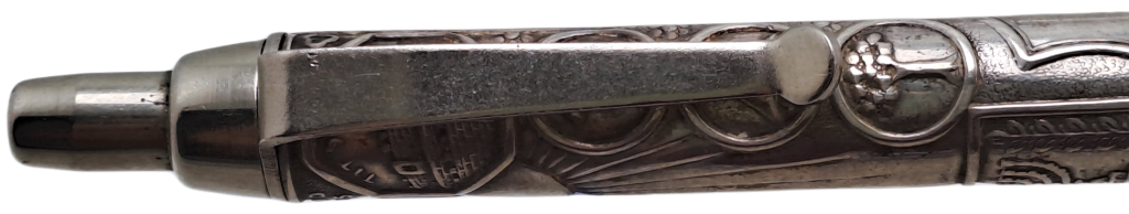 Vintage Sterling Sterling Silver Judaica Pen Made in Israel - Ink is dry.