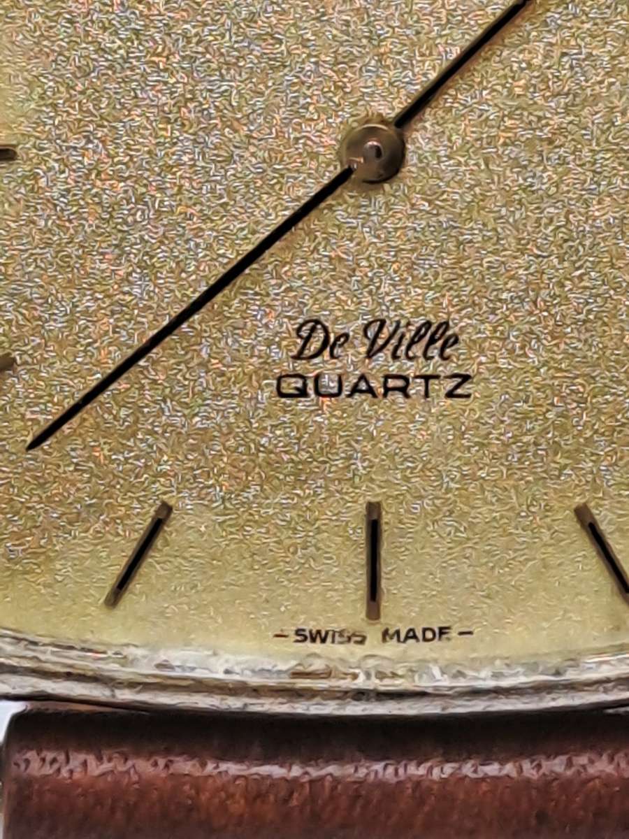 Vintage Omega de Ville Quartz watch -NOT WORKING- Non Omega Leather strap