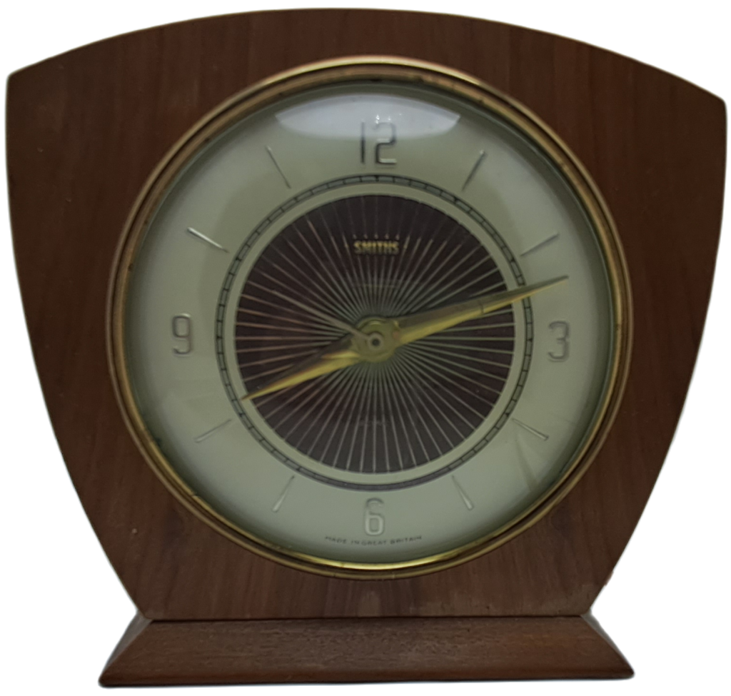 Vintage SMITHS Electric Alarm Clock-Made in Great Brittain -Working