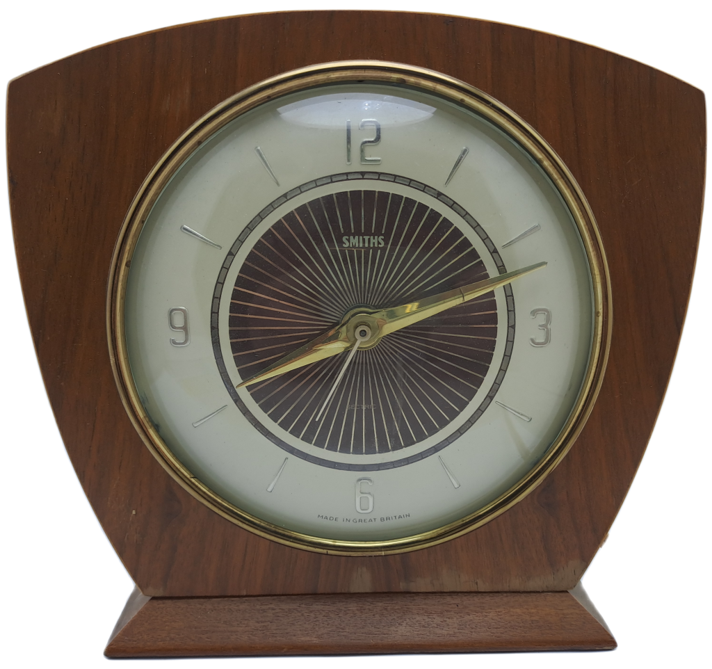 Vintage SMITHS Electric Alarm Clock-Made in Great Brittain -Working