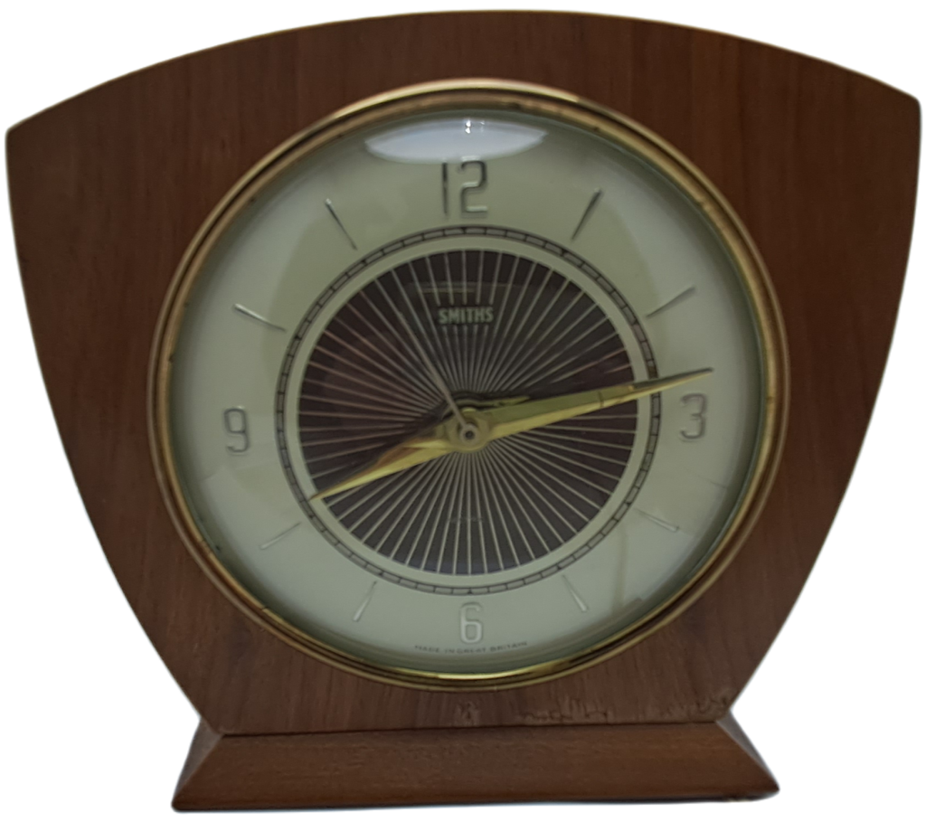 Vintage SMITHS Electric Alarm Clock-Made in Great Brittain -Working