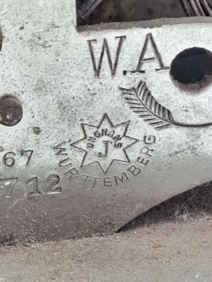 Antique Wurttemberg  Mantel clock W67 2712 -NOT WORKING - West Germany