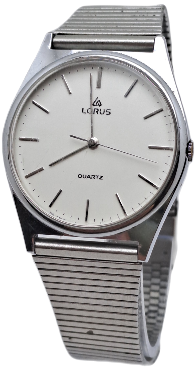 Pre-Owned Men`s 1990`s Lorus Quartz Watch Y131-8010 -Working -Engraved