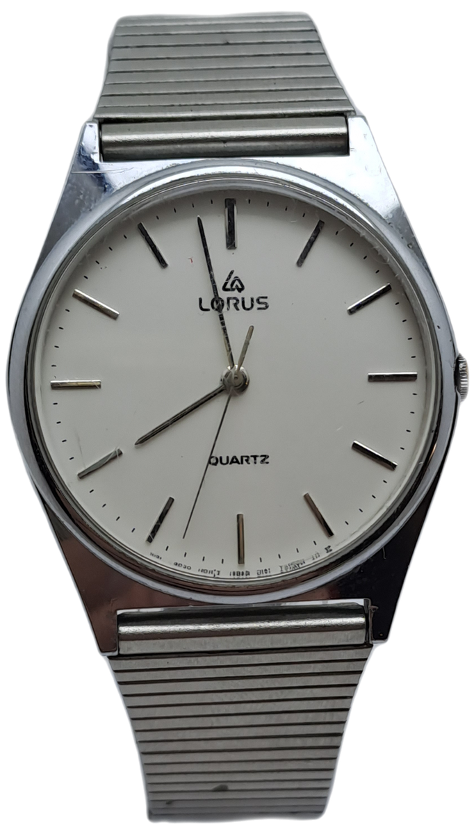 Pre-Owned Men`s 1990`s Lorus Quartz Watch Y131-8010 -Working -Engraved