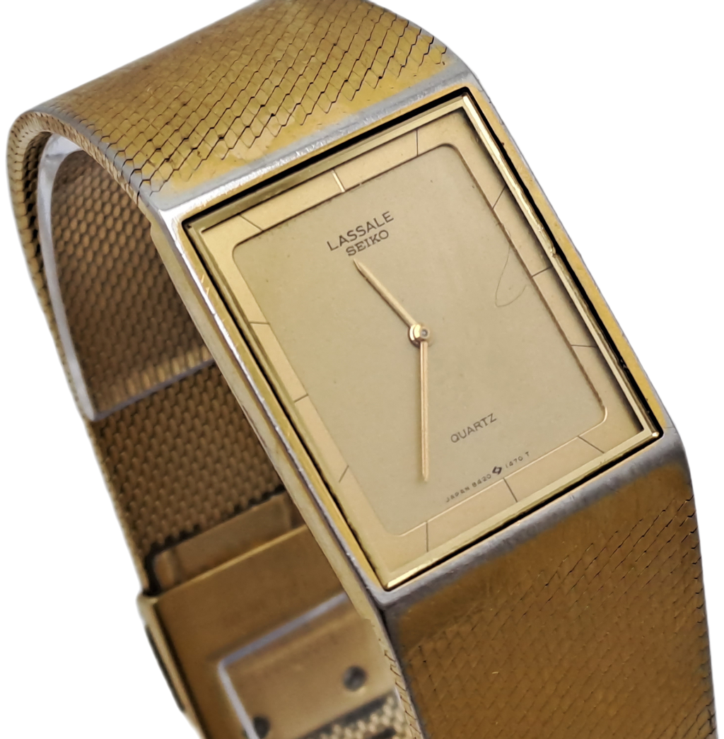 Pre-owned Vintage Lady`s Seiko Lassale Quartz watch 8420-6869-Working