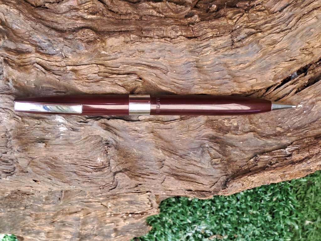 Vintage maroon White Dot Sheaffer 370 Mechanical Pencil - No Case - 1mm Lead -working