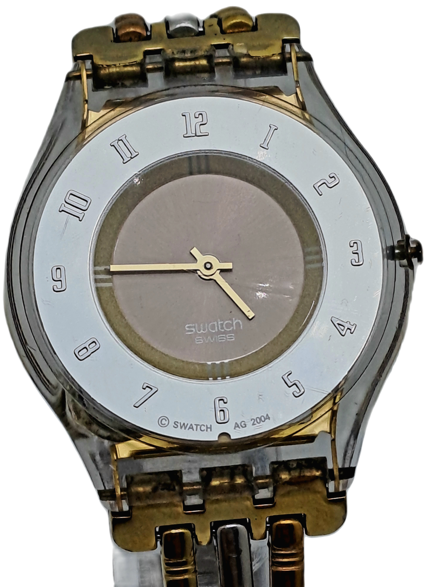 Pre-Owned 2004 Swiss Made Ladies SKIN Swatch watch working