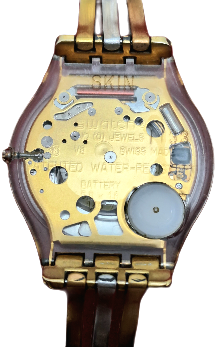 Pre-Owned 2004 Swiss Made Ladies SKIN Swatch watch working