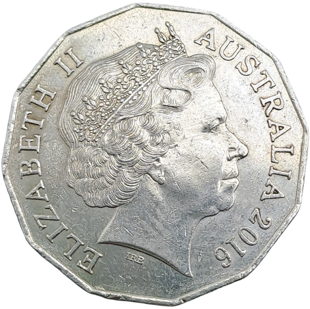 2015 Australia 50 Cents - Elizabeth II 4th Portrait