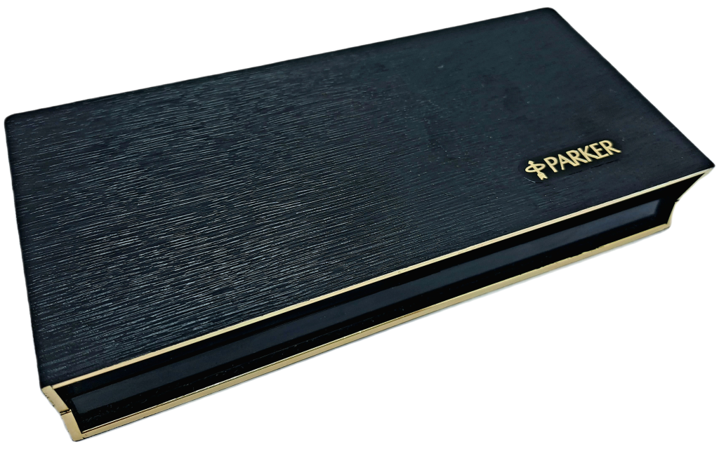 Pre-owned Parker 25 Stainless steel Fountain Pen and Ball point Pen in Parker Case