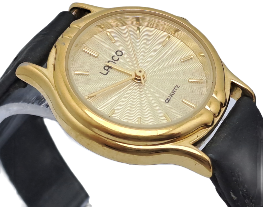 Pre-owned Ladies lanco L165-1277 Quartz Watch -Working -Boxed