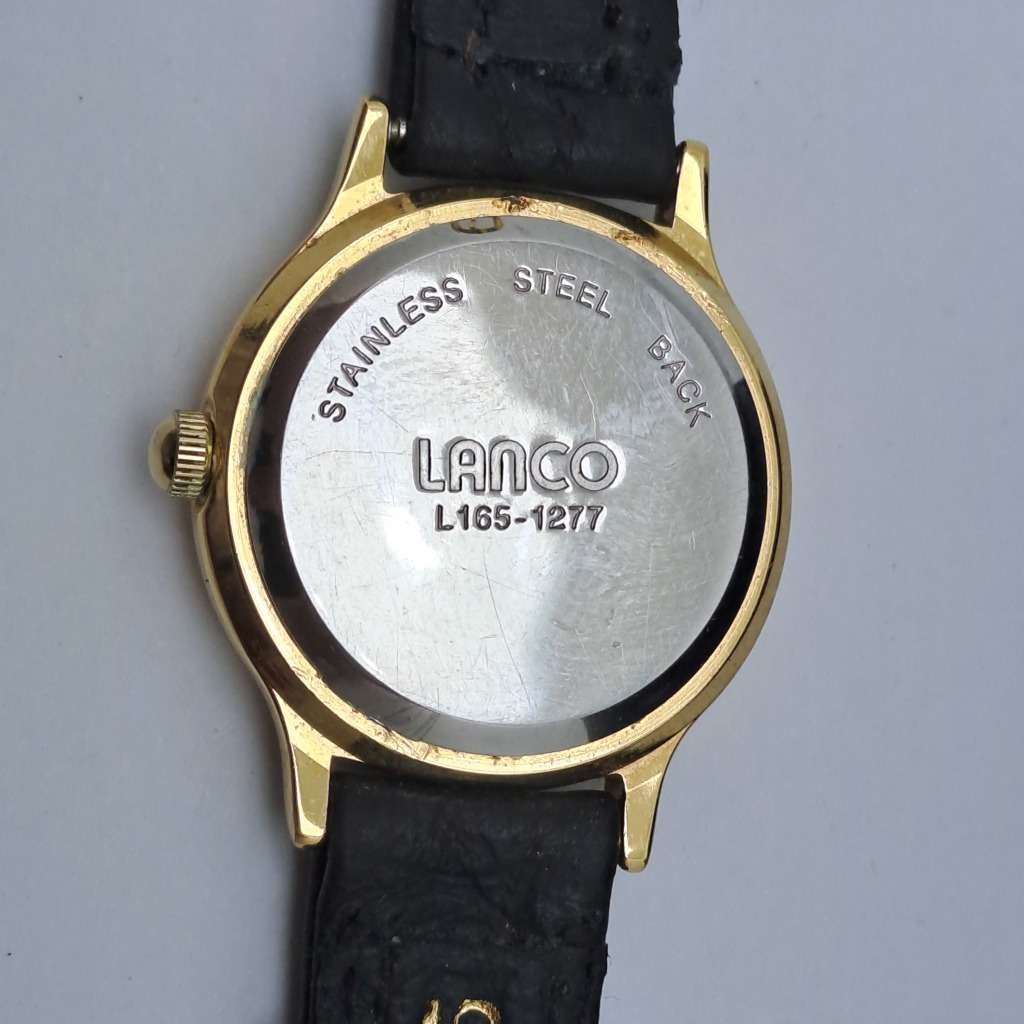Pre-owned Ladies lanco L165-1277 Quartz Watch -Working -Boxed