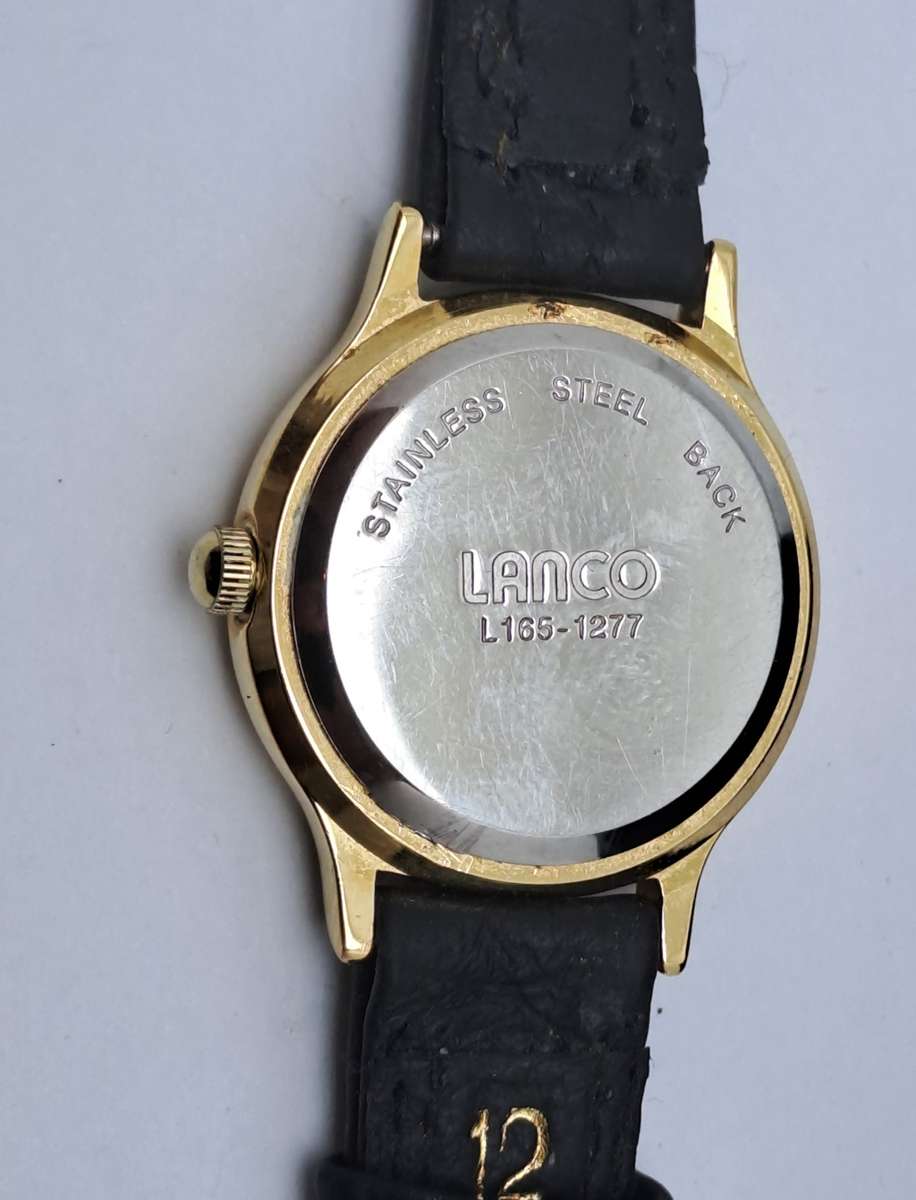 Pre-owned Ladies lanco L165-1277 Quartz Watch -Working -Boxed