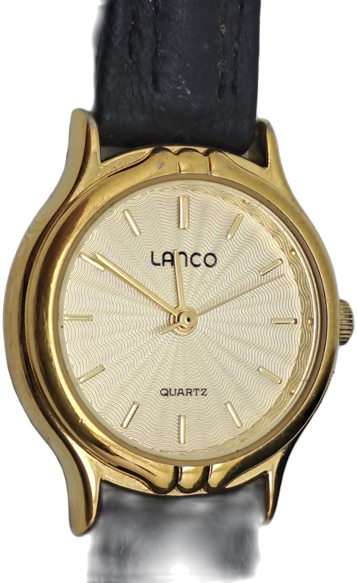 Pre-owned Ladies lanco L165-1277 Quartz Watch -Working -Boxed