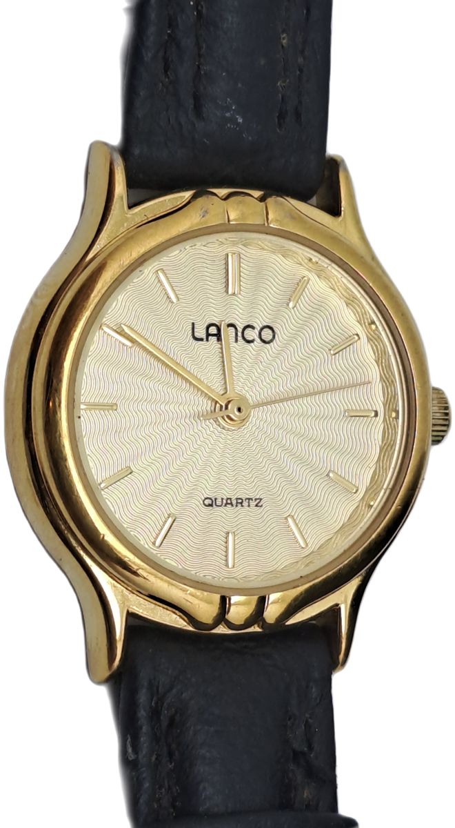 Pre-owned Ladies lanco L165-1277 Quartz Watch -Working -Boxed